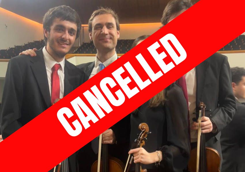 Cuarteto de cuerda de la Orquestra Filharmònica de la Universitat de València.